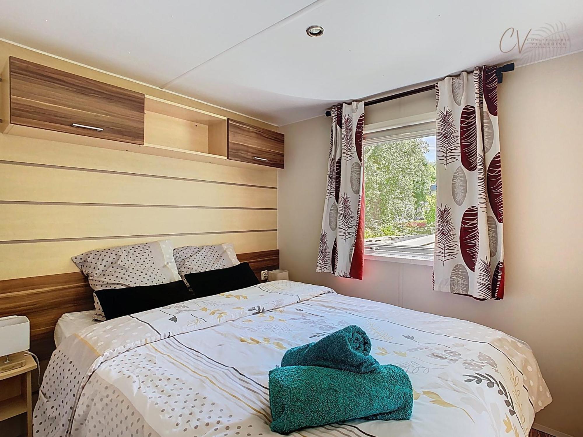Grand Mobil Home 3Chbr 2Sdb Camping La Carabasse Виас Экстерьер фото